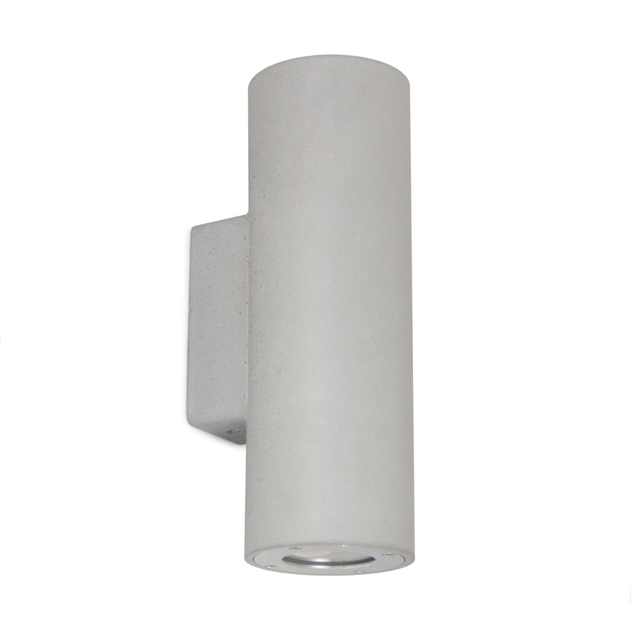 Applique extérieure Stone 2 lumières up-down IP65, Ø 8,5 cm