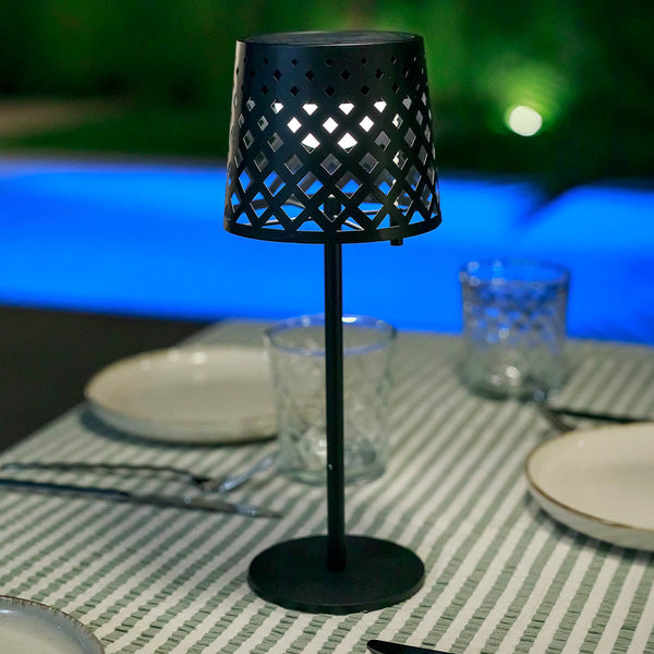 Gretita solar table lamp, set of 9