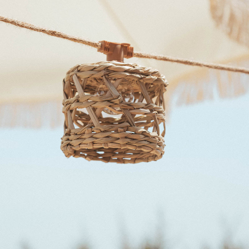 Alba decorative garland in natural fibers