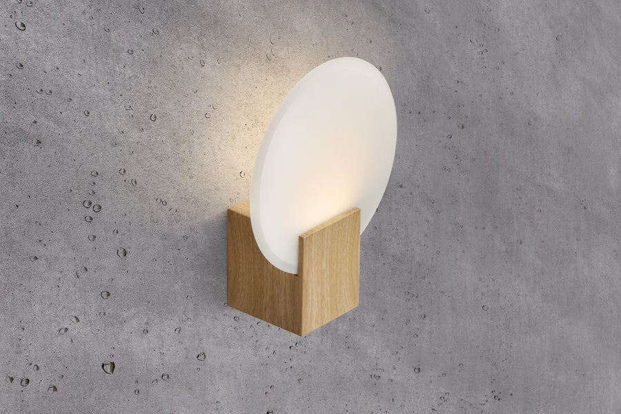 Applique murale LED Hester, verre