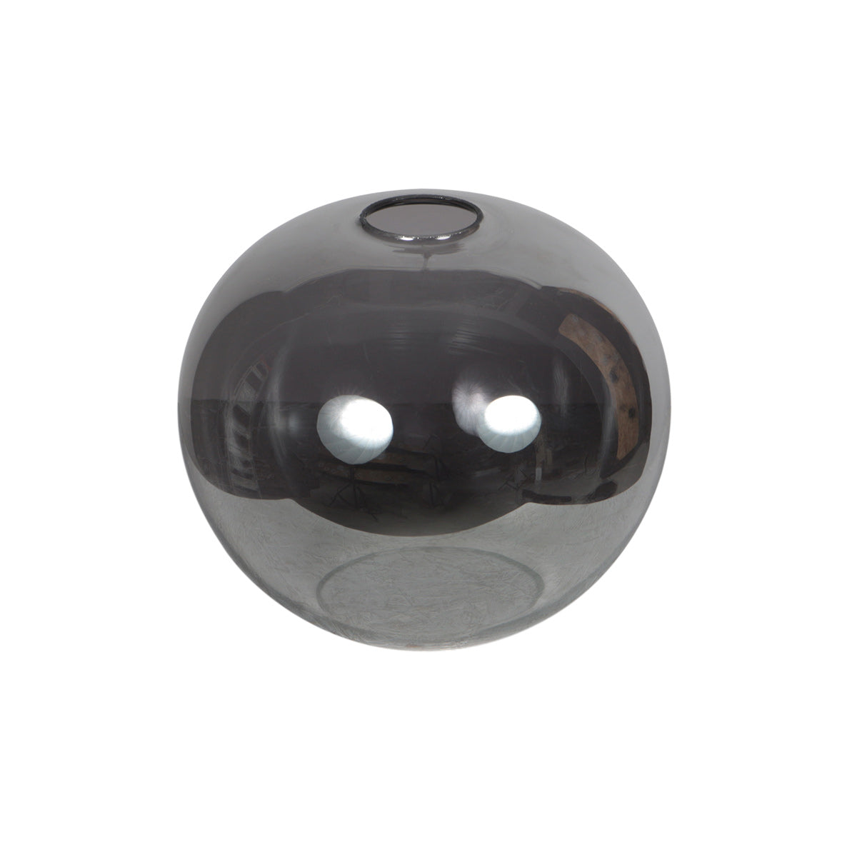 Detachable glass lampshade I15468S – Handmade smoked glass for E27 light fixtures