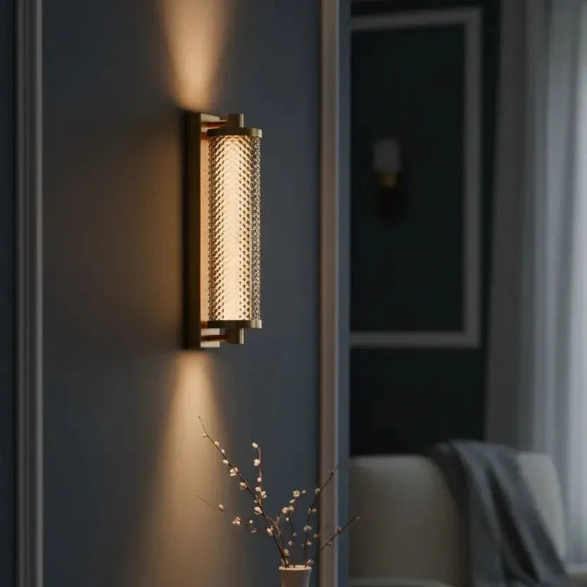Applique Tiffany – Applique design LED dimmable, finition dorée élégante