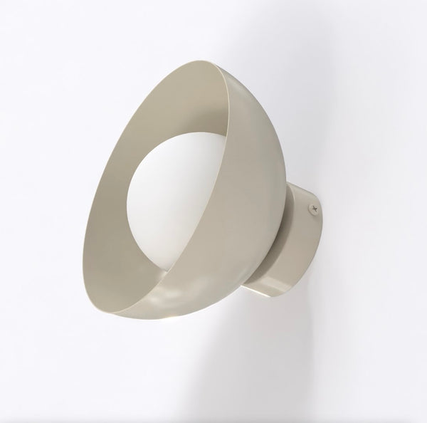 Bibi 1-light mocha wall lamp