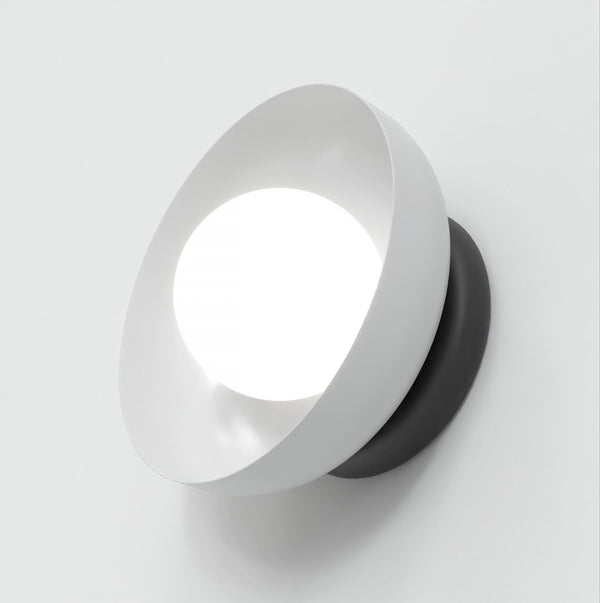 Ozzy 1-light black and grey wall lamp