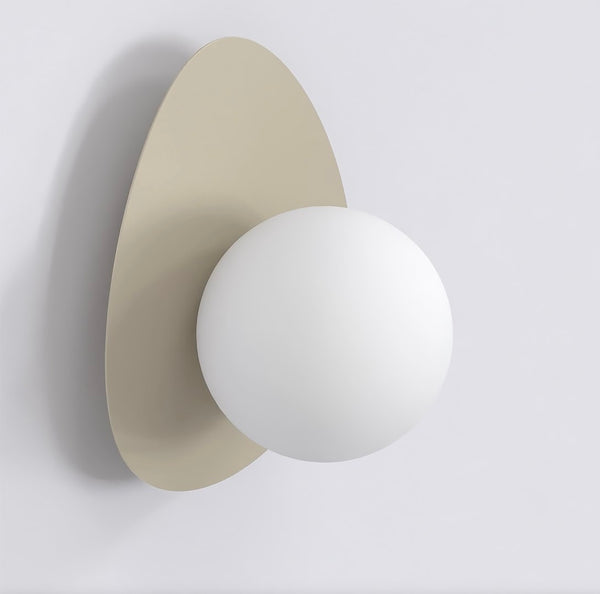 Ovo mocha wall lamp