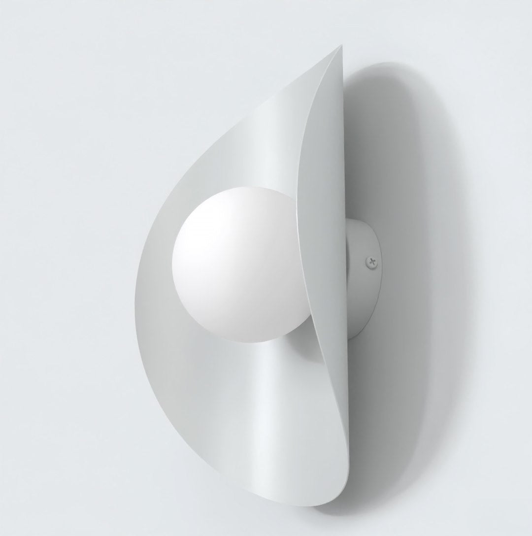 Fiero XL 1-light grey wall lamp
