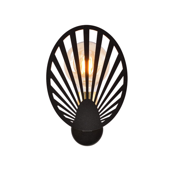 Playa black wall lamp