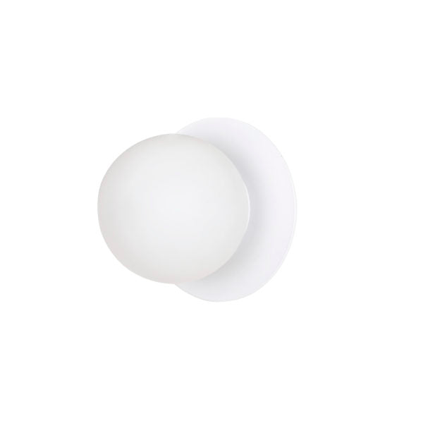 Minerva white wall lamp