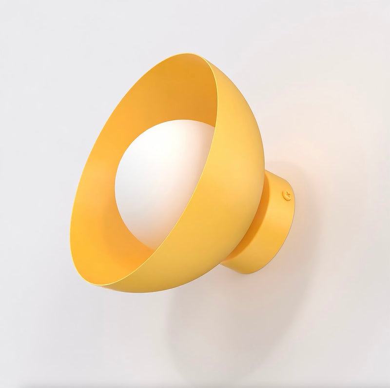 Bibi 1-light orange wall lamp