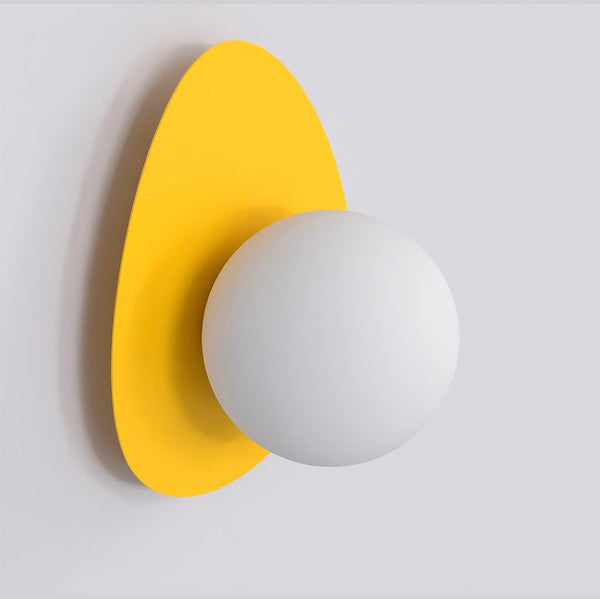 Ovo orange wall lamp