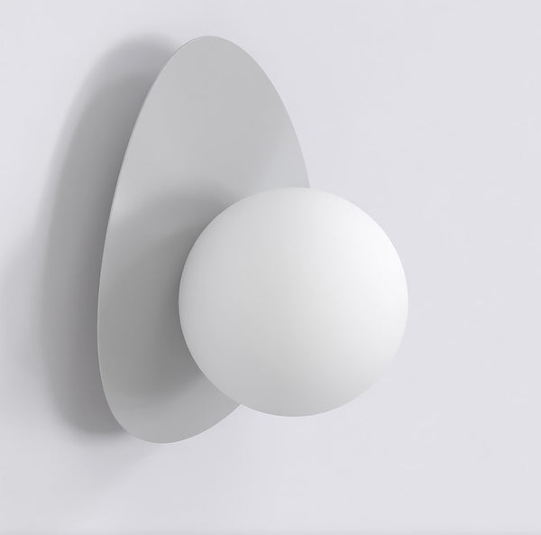 Ovo grey wall light