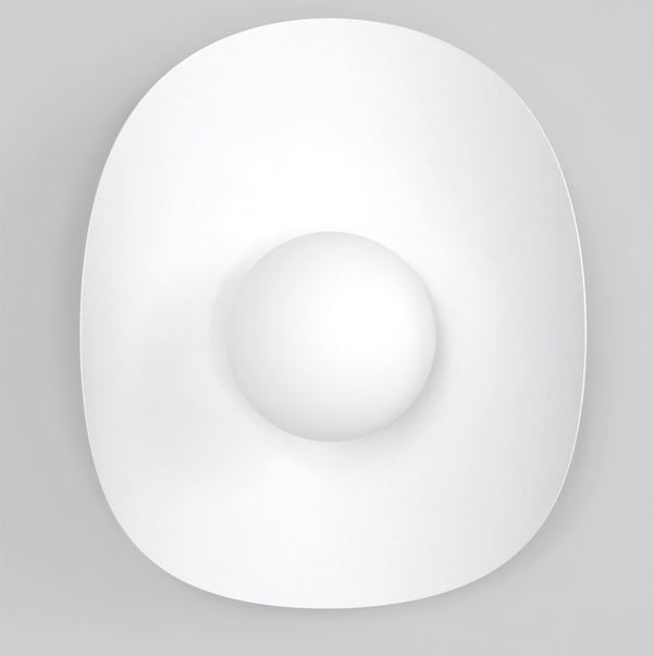 Fiero XL 1-light white wall lamp
