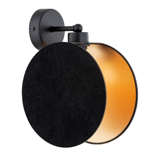 Black and gold Motif wall lamp