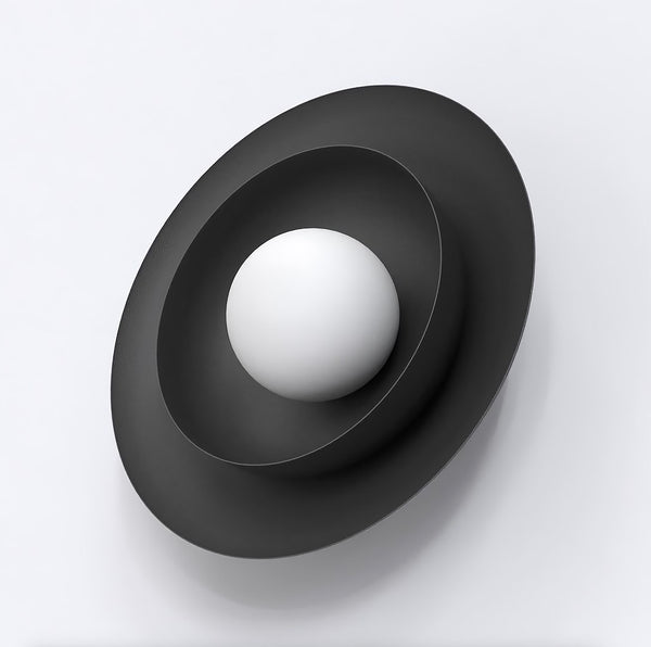 Poppi black wall lamp