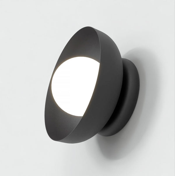 Ozzy black wall light