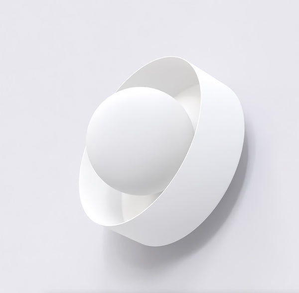 Ozzy 1-light white wall lamp