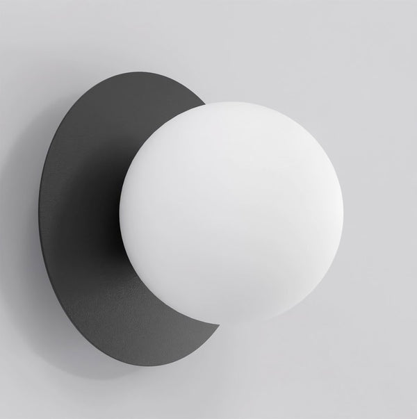 Black Americana wall lamp