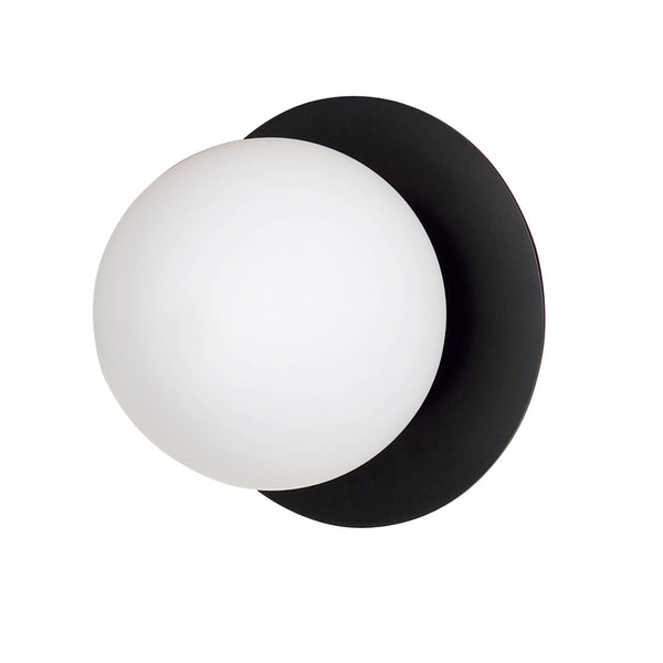Minerva black wall lamp