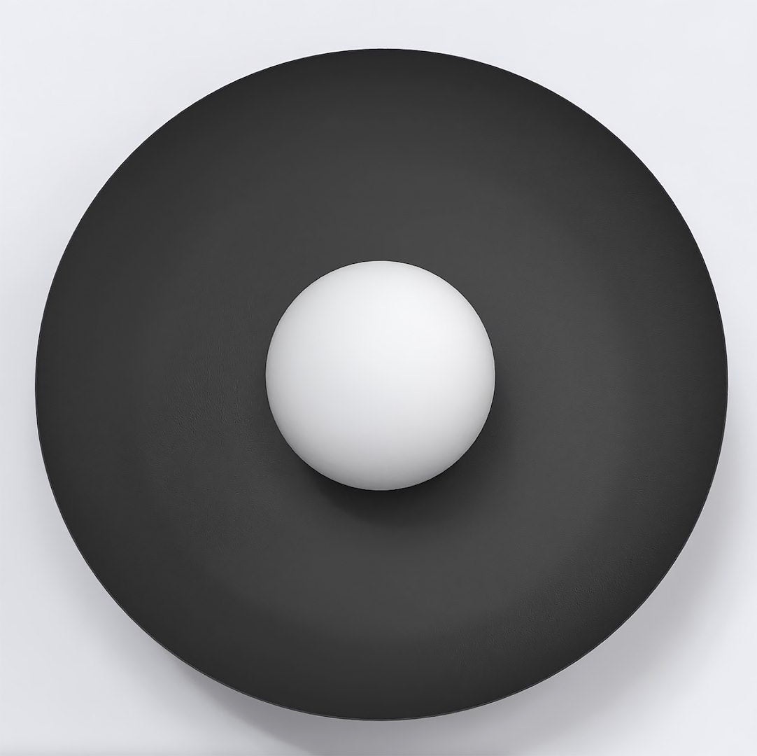 Inspo black wall lamp