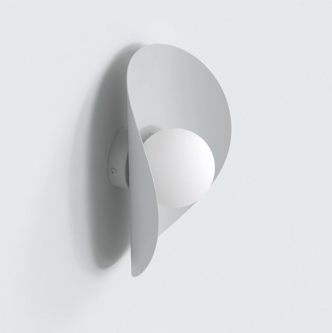 Fiero XL 1-light grey wall lamp