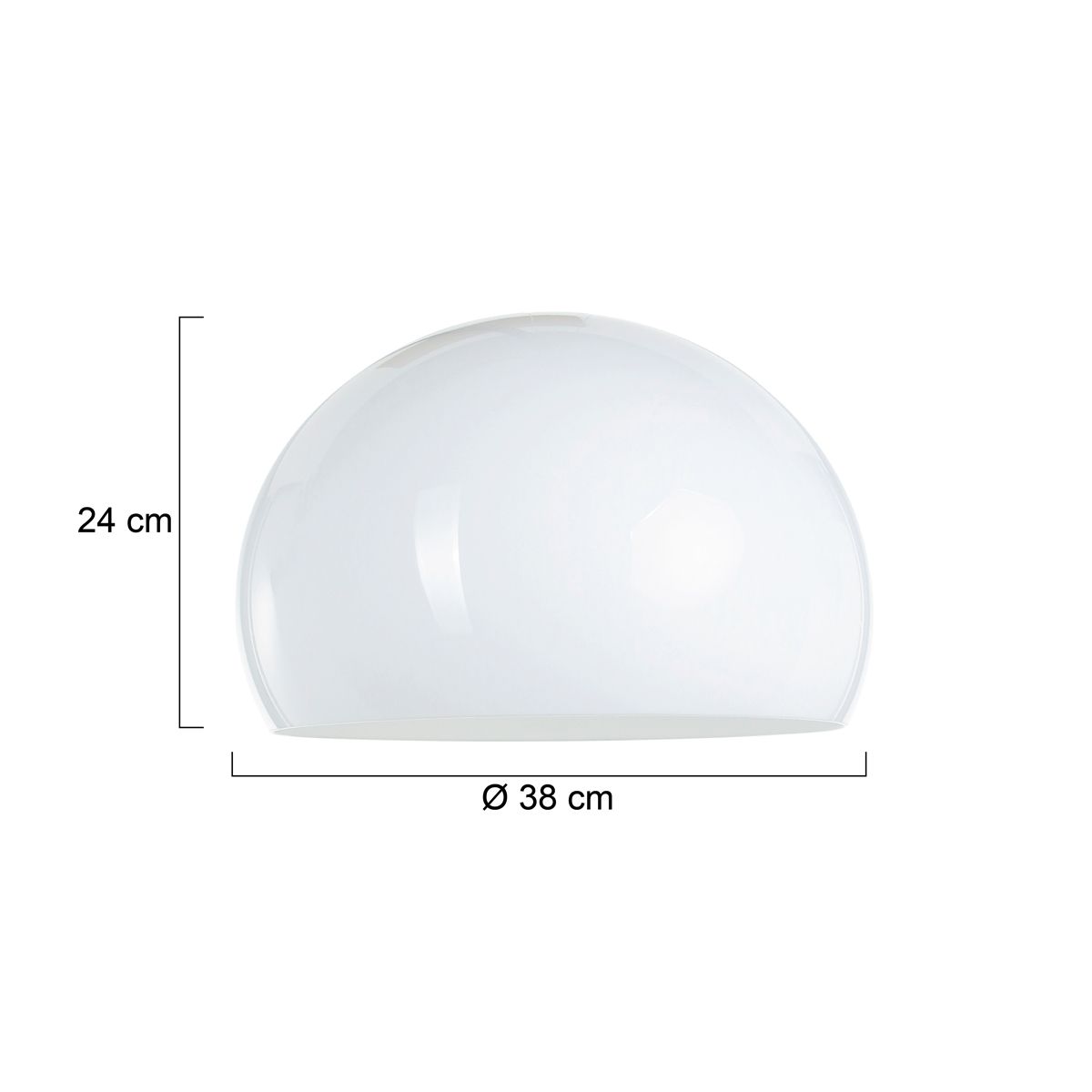 K10610S white plastic lampshade