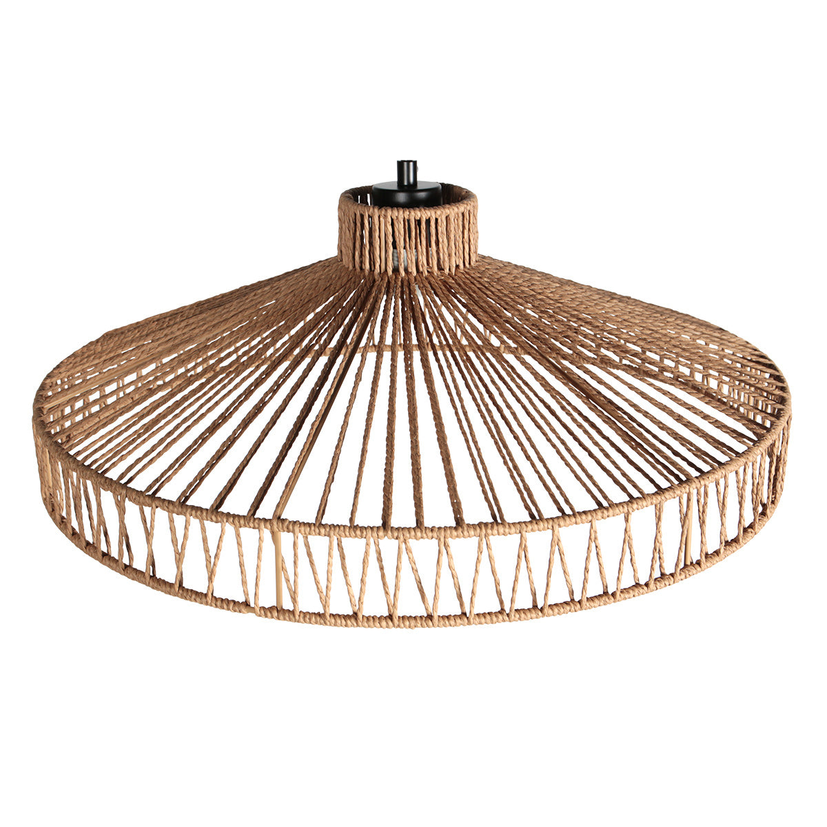 Twine K2022DS – transparent rope lampshade Ø50 cream/beige
