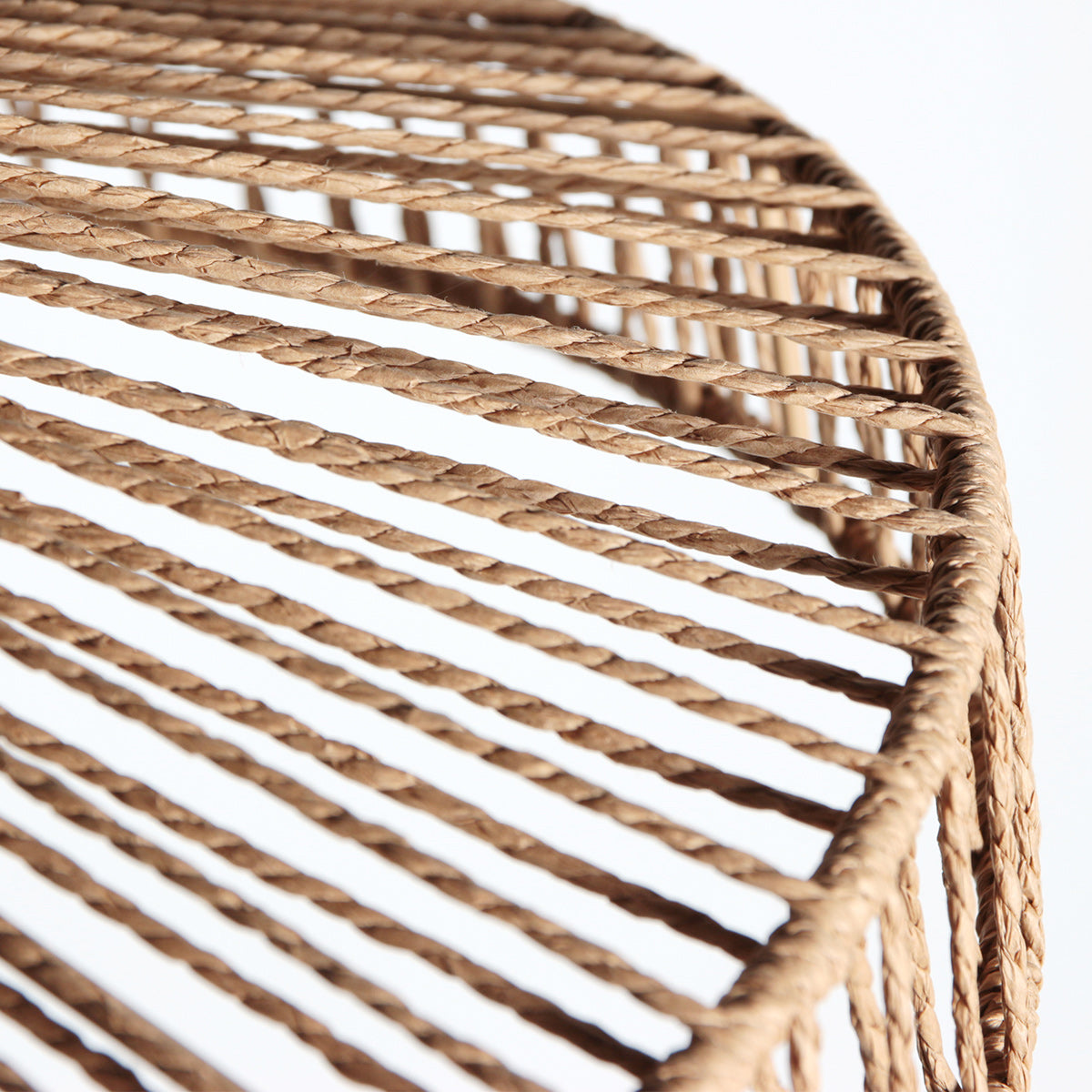Twine K2022DS – transparent rope lampshade Ø50 cream/beige