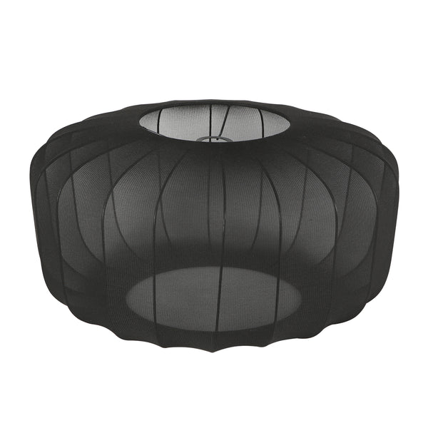 A 60×30 cm black lampshade