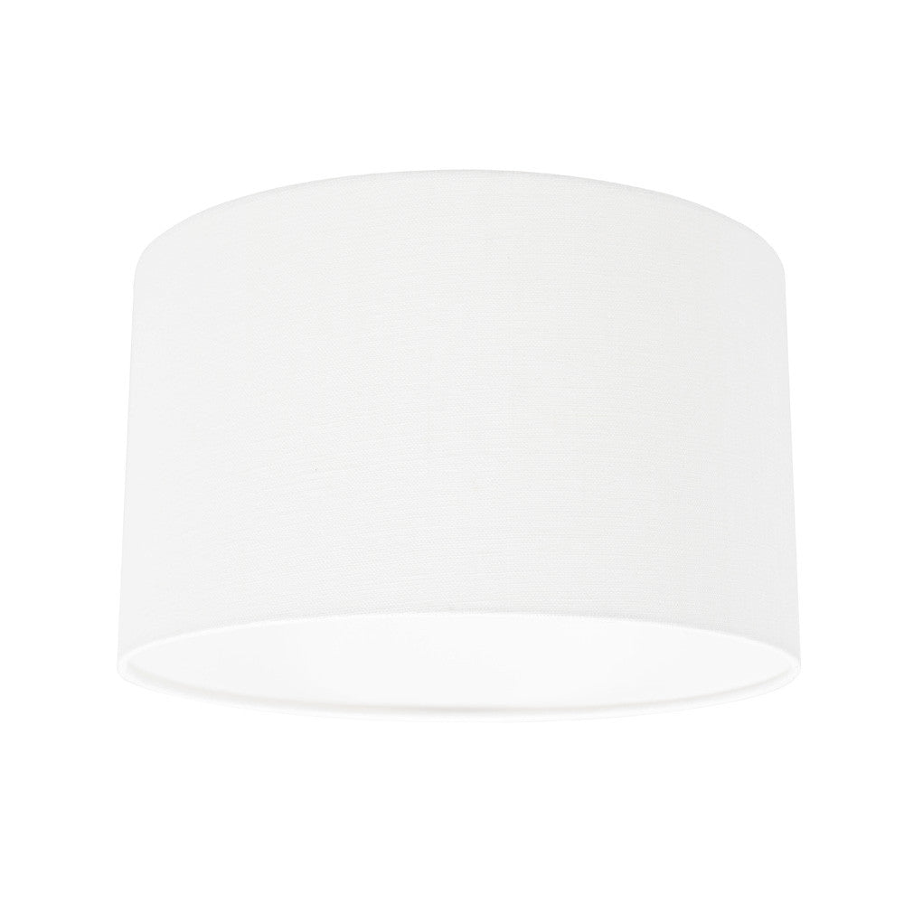 K7396QS white linen lampshade