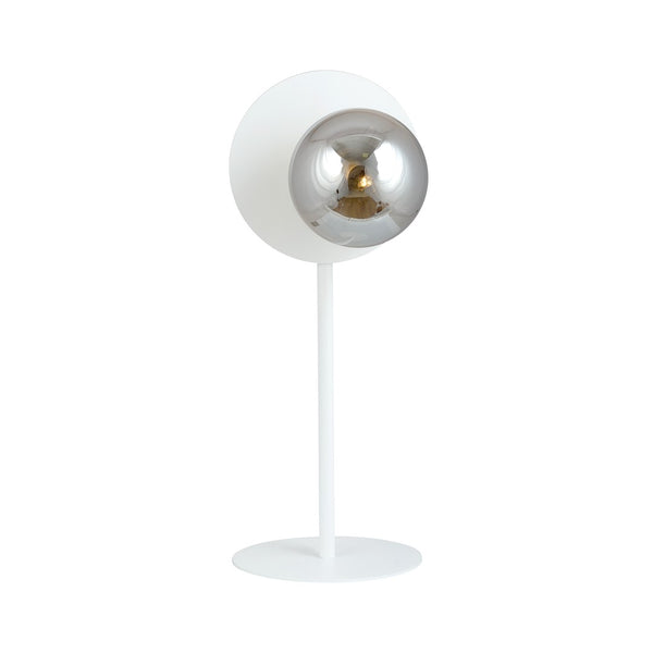 Oslo table lamp in white and graphite
