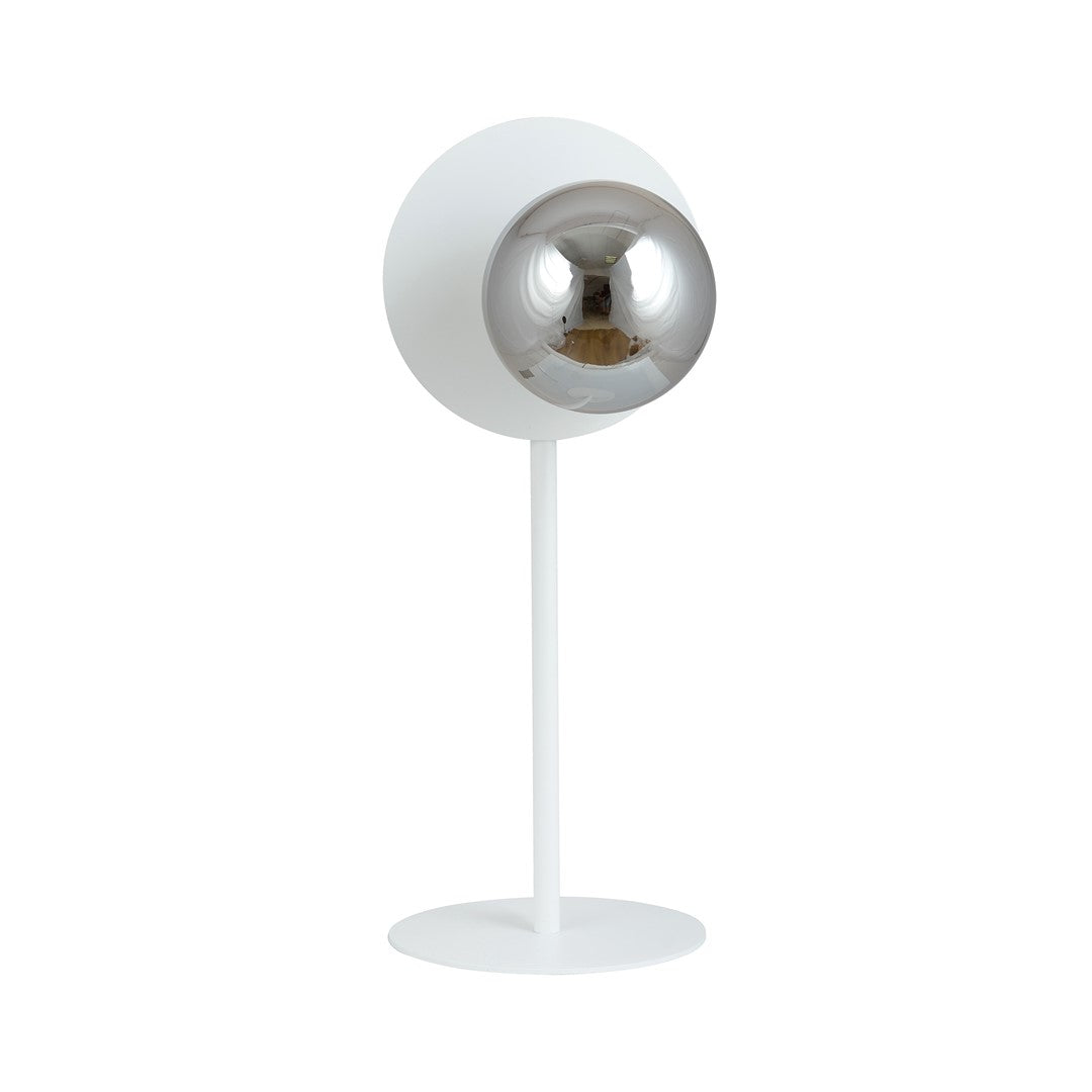 Oslo table lamp in white and graphite