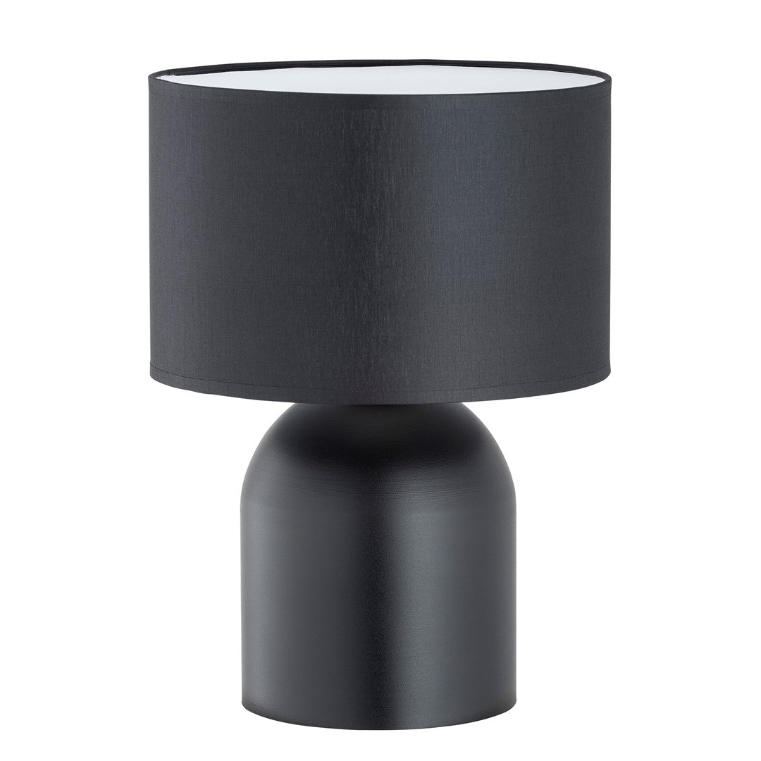 Aspen 1-light black and white table lamp