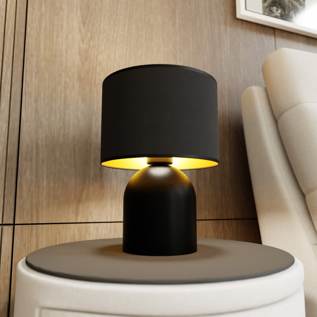 Black and gold Aspen table lamp