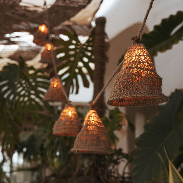 Maro decorative garland, 8 m and 10 pendants