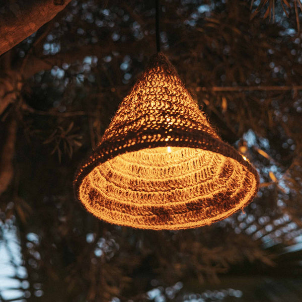 Maro 5 m natural fiber cable pendant light