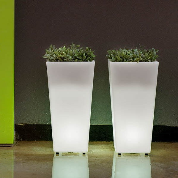 Melisa trapezoidal illuminated planter