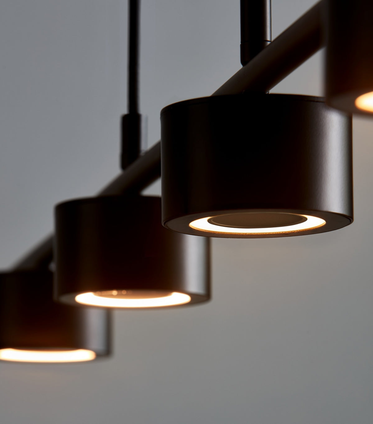 Suspension LED Clyde 4-Rail noire