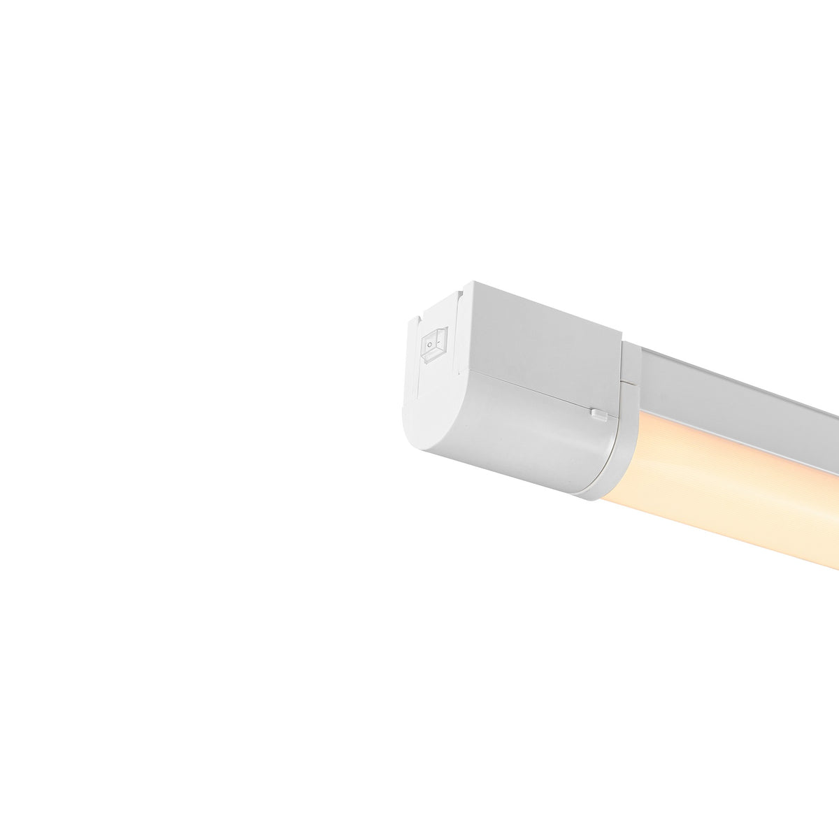 Gros plan de l'embout avec clip de fixation et diffuseur lumineux