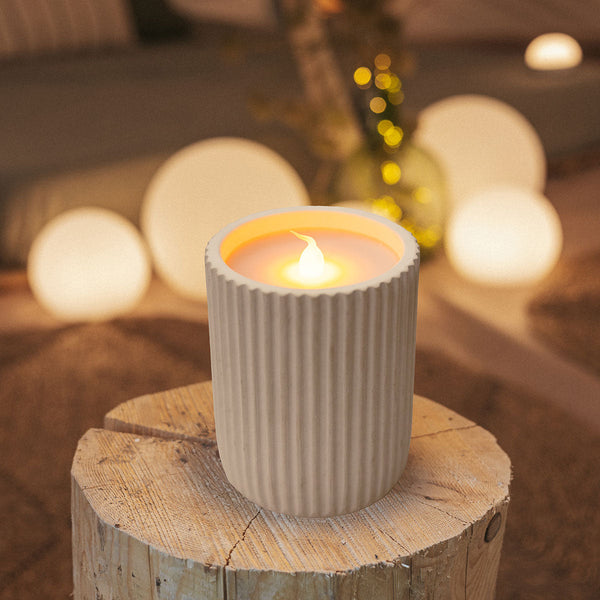 Dolo Ceramic candle lamp