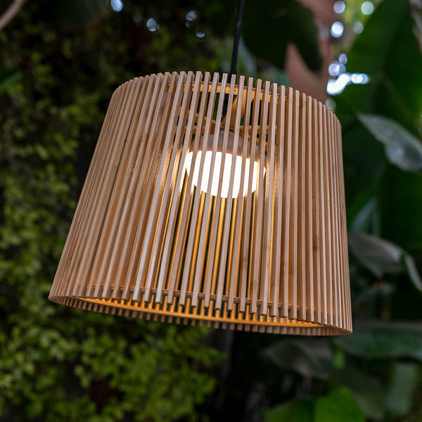 Okinawa 40 Bamboo Wireless Pendant Light