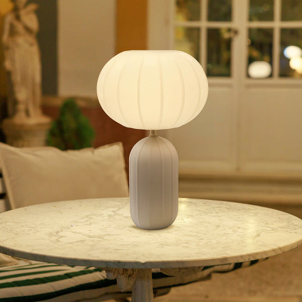 Rachel 45 solar table lamp, Art Deco style