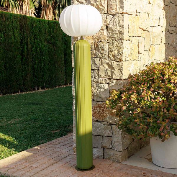 Rachel 145 solar floor lamp, Art Deco style