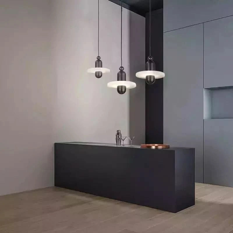 Marble Pendant Lights Dining Table Luxury Home Decor LED Hanging lamp Bedroom Bedside Kitchen Island Lighting Fixtures | Designix - - https://designix.fr/