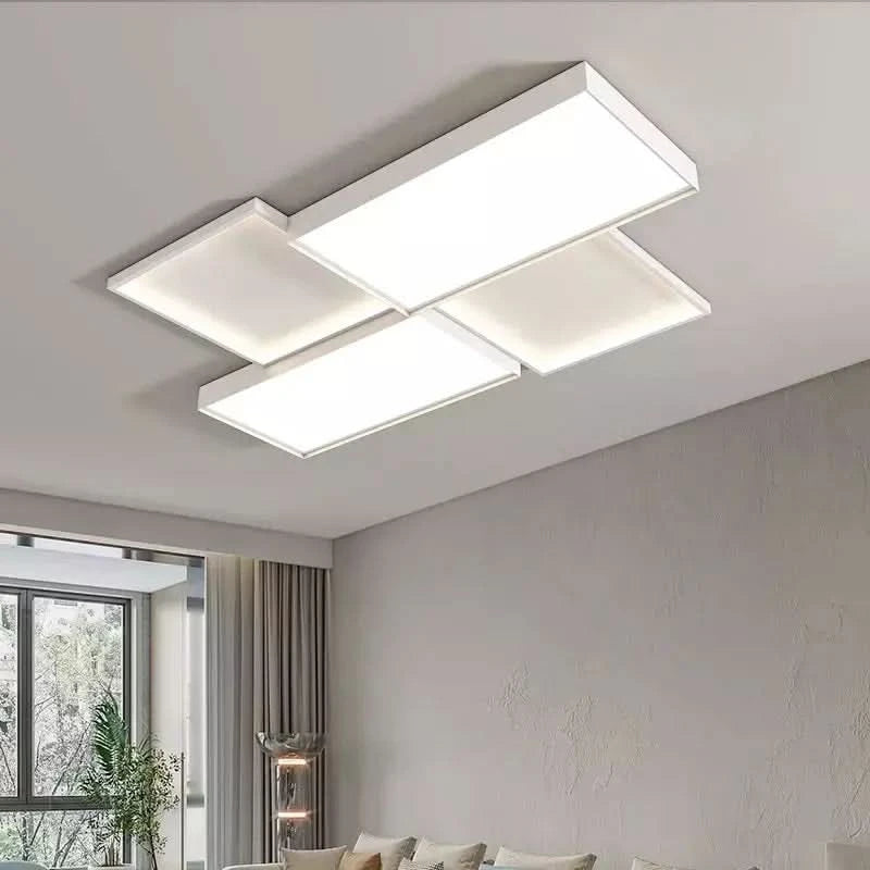 QIYIMEI Living Lamps Chandelier Lights For Dining Room Kitchen Indoor Lighting Bedroom Lusters Home Decor White Black Fixtures | Designix - - https://designix.fr/