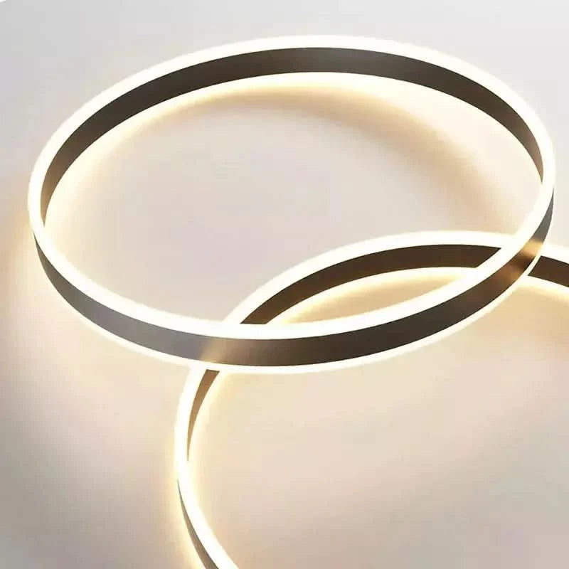 Minimalism Round Chandeliers Light For Bedroom Kitchen Living Room Indoor Lighting Home Decor Luster White Black Luxury Lighting | Designix - - https://designix.fr/