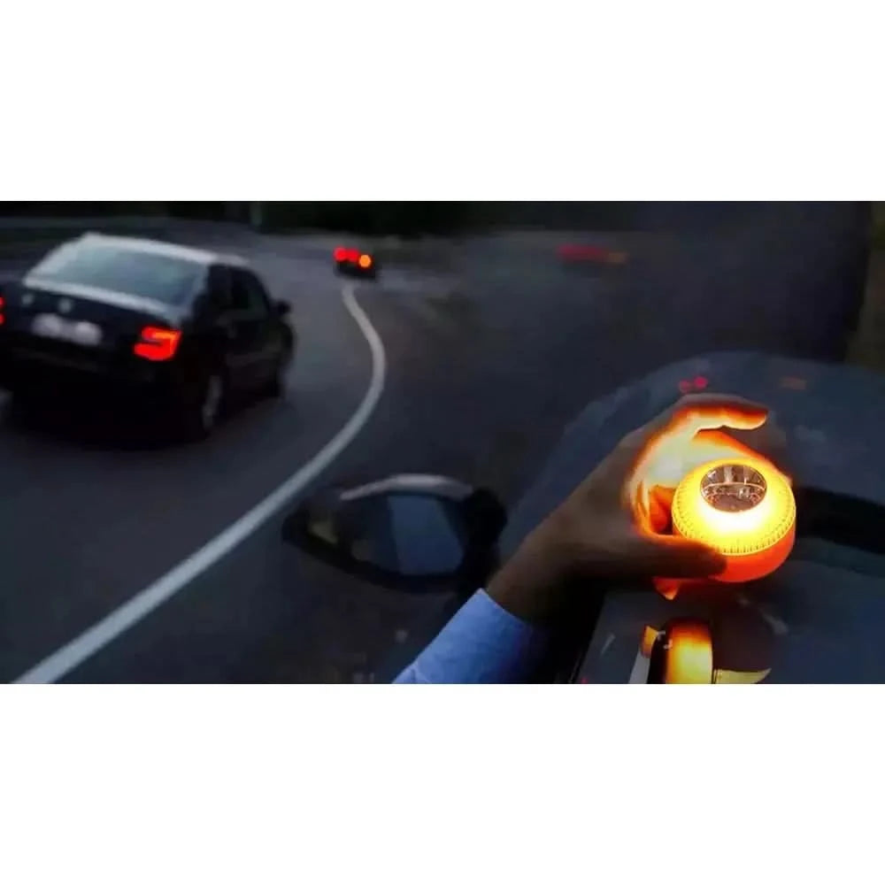 Led Car Emergency Light Rechargeable V16 Explosion Flashing Light LED Lamp Waterproof Induction Strobe Flashing Warning Light | Designix - - https://designix.fr