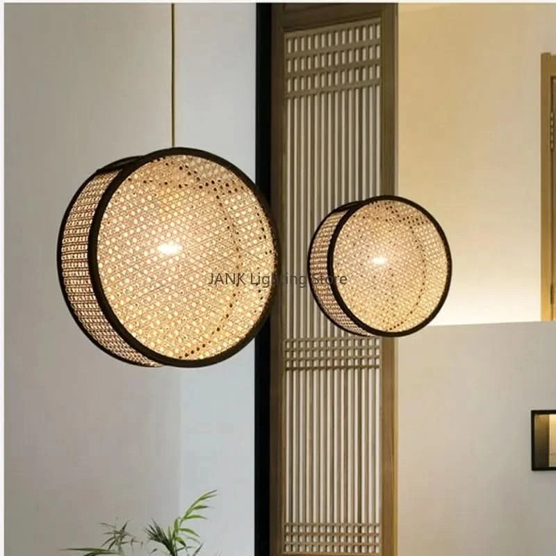 Rattan ball pendant light | Nima