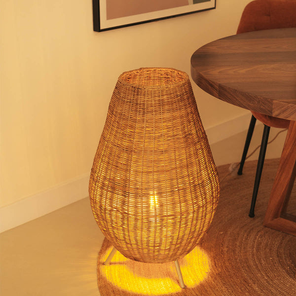 Saona 70 In and Out decorative lamp made of natural fibers
