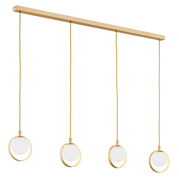 Saturnia 4-light pendant lamp