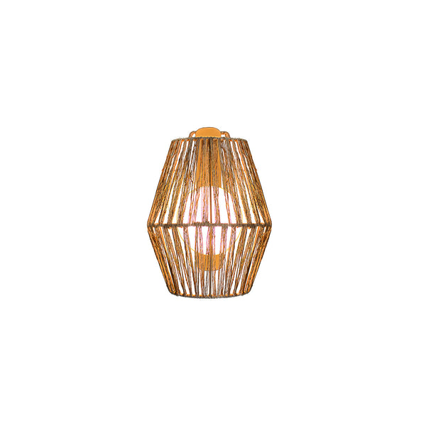 Sisine 25 cordless wall lamp in natural fibers